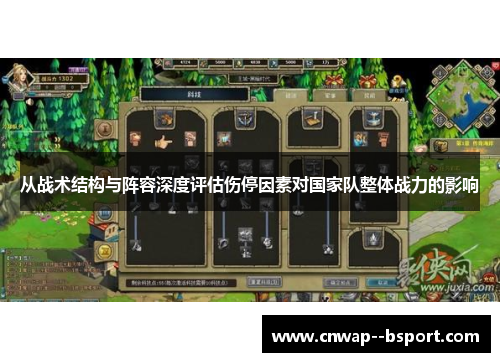 从战术结构与阵容深度评估伤停因素对国家队整体战力的影响 从战术结构与阵容深度评估伤停因素对国家队整体战力的影响